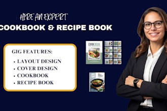 cookbook formatting, cookbook design, recipe book