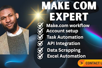 develop custom make com scenarios to boost productivity