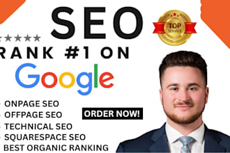 build SEO friendly squarespace website design development, shopify, wix
