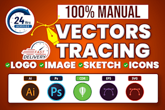 high quality vector tracing restore image high resolution