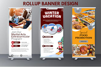 design retractable banner, billboard design, rollup banner yard sign, trade show