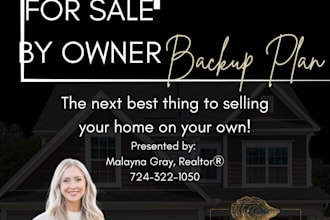 create editable canva real estate flyers that wow clients