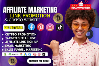 do affiliate marketing link promotion crypto website referral link sign up