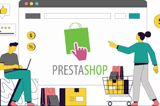 setup prestashop online store, prestashop product listing, bug fixing, customize