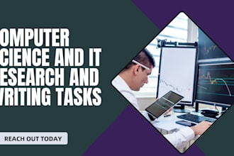 do computer science and IT research and writing tasks