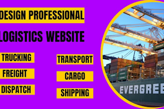 logistics website trucking website cargo website dispatch freight website