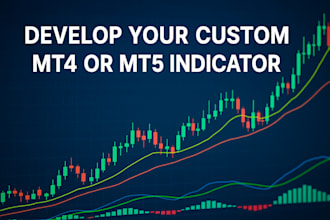 develop your custom mt4 or mt5 indicator