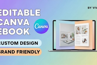 do editable canva ebook design ebook cover canva workbook lead magnet
