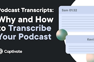 do interview transcription and transcribe audios and transcribe videos