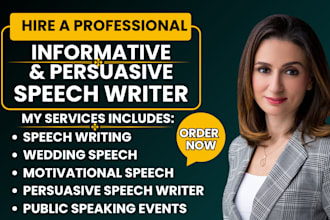 write persuasive informative speech writing bride wedding speech or any occasion