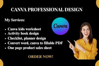 design pdf fillable form, canva kids worksheet, activity book, checklist planner