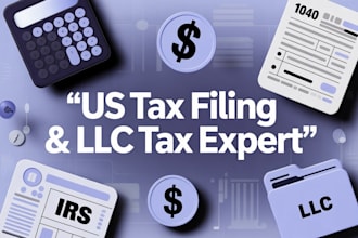 file your US taxes, llc taxes, and prepare irs forms