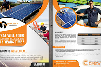 design creative flyer, postcard, brochure design and event flyer