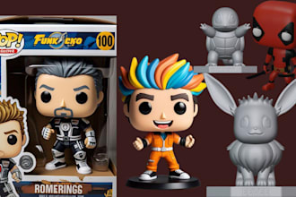 do custom printable 3d funko pop 3d sculpting funko 3d action figure stl file