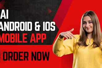 develop android and ios ai mobile apps using flutter or swift