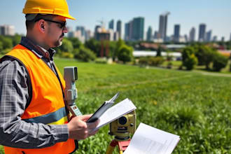 provide licensed land surveyor, sealed and stamp for city permit approval