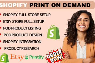 shopify print on demand etsy print on demand shopify printify etsy seo