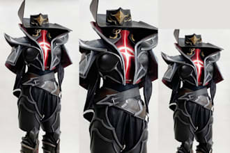 do wearable eva foam cosplay creation for full armor, helmets and mask