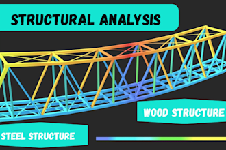 design and analysis steel structure with load calculation
