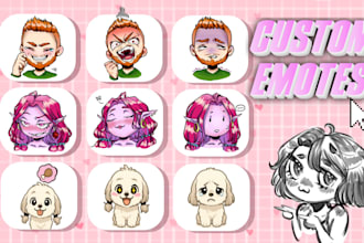 draw fun and expressive twitch emotes