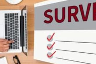 reach 1000 respondents  to fill online surveys