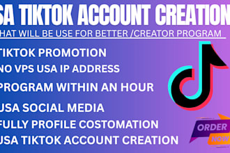 create USA tiktok account