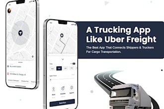 develop logistic app truck booking app hailing app and website car marketplace
