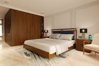 do interior 2d layout plan, realistic rendering, stunning bedroom,kitchen vanity