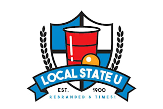 make modern school college university education academy logo