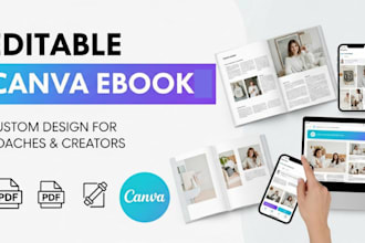 design editable canva ebook layout canva ebook design book cover