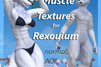 upload vrchat avatar, muscle textures, modification, accessory, outfit, toggles