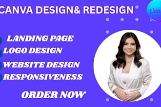 design and redesign  personal portfolio canva portfolio website, google site