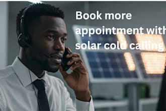 generate solar leads with  solar cold calling appointment setting cold caller