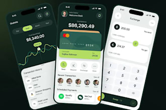 develop a neobank crypto bank app with online and mobile banking features