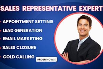 be your sales closer online sales representative lead generation set appointment