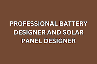 do battery design circuit and solar panel design