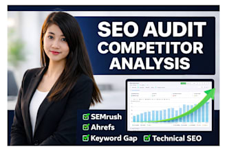 do detailed SEO audit competitor analysis and strategy