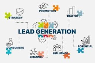 do b2b lead and linkedin lead generation, email list and prospect list building
