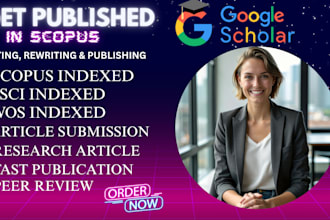 write and publish articles in scopus ssci sci isi indexed peer reviewed journals