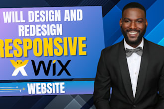 create wix website design for your business or online store