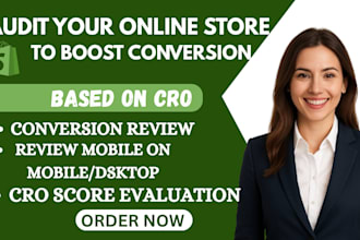 dramatically improve your shopify store conversion with my website cro review