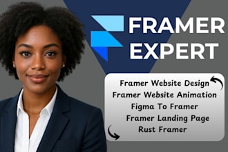 design framer website develop framer langing page figma to framer webflow