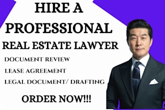 be your online lawyer draft and review real estate contract agreement lease