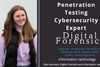 do digital computer forensics analsys with report and cyber investigation