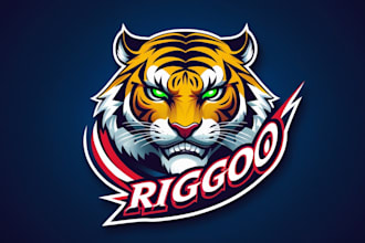 do tiger mascot logo with free source file
