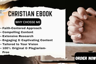 write and edit your christian book, journal, or prayer guide