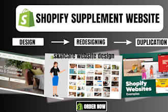 design supplement shopify store health supplement shopify store shopify design