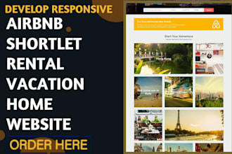create airbnb shortlet rental website vacation home booking feature