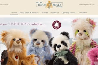create teddy bear shopify store teddy bear clothing website toy dropshipping