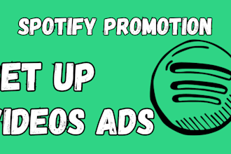 setup videos ads to 10x spotify play and monthly listeners in 3 days
